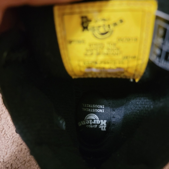 Dr. Martens Black Steel Toe Work Boots Size 7L/6M/38 - Picture 9 of 12